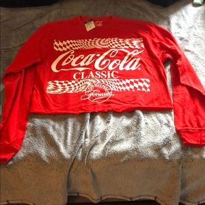 Coca-Cola Long sleeve Crop Top! OBO